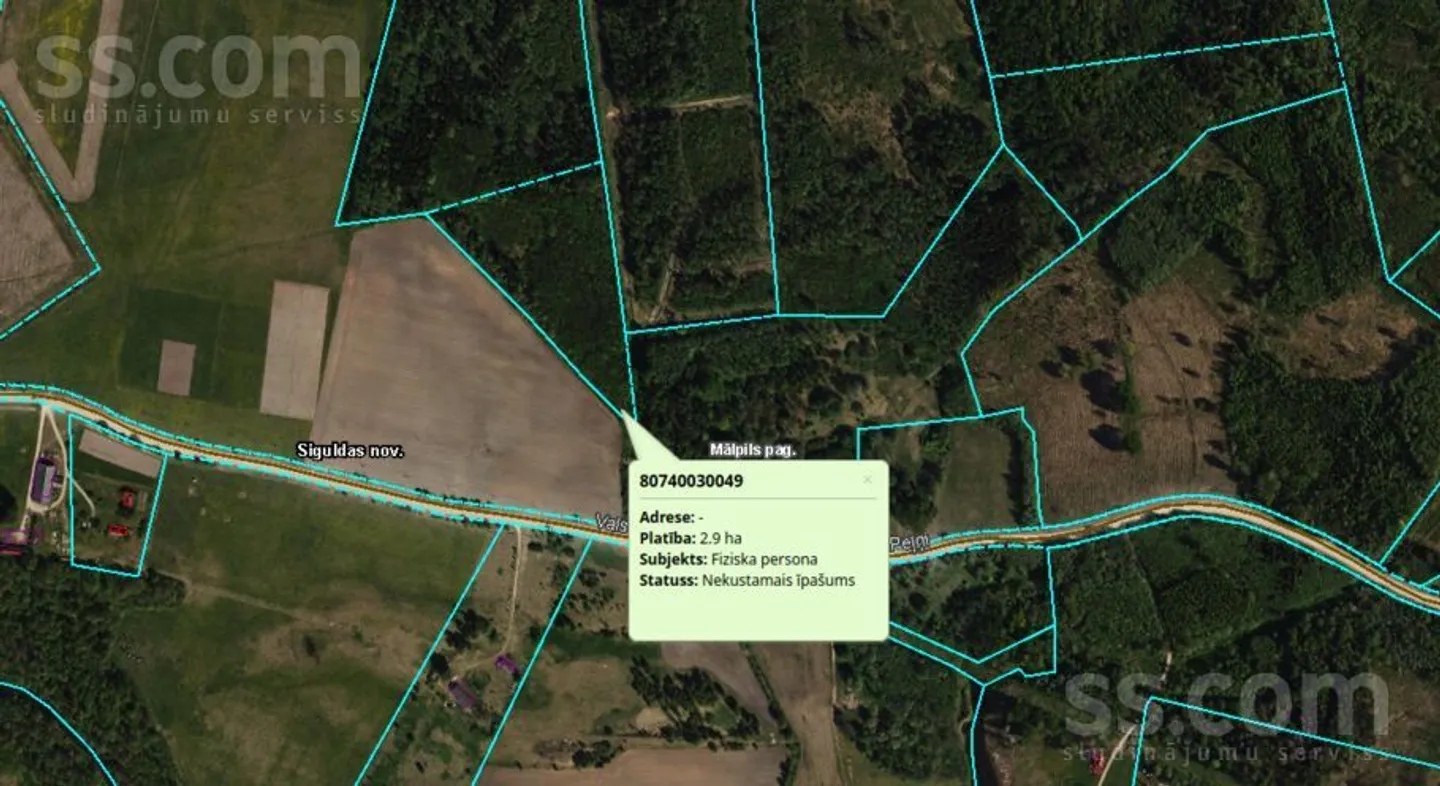 Meža zemes sludinājums - Rīgas rajons, Mālpils pag.Mālpils - 3,00 ha