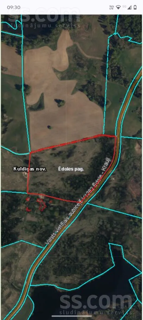Meža zemes sludinājums - Kuldīgas novads, Ēdoles pag. - 5,13 ha