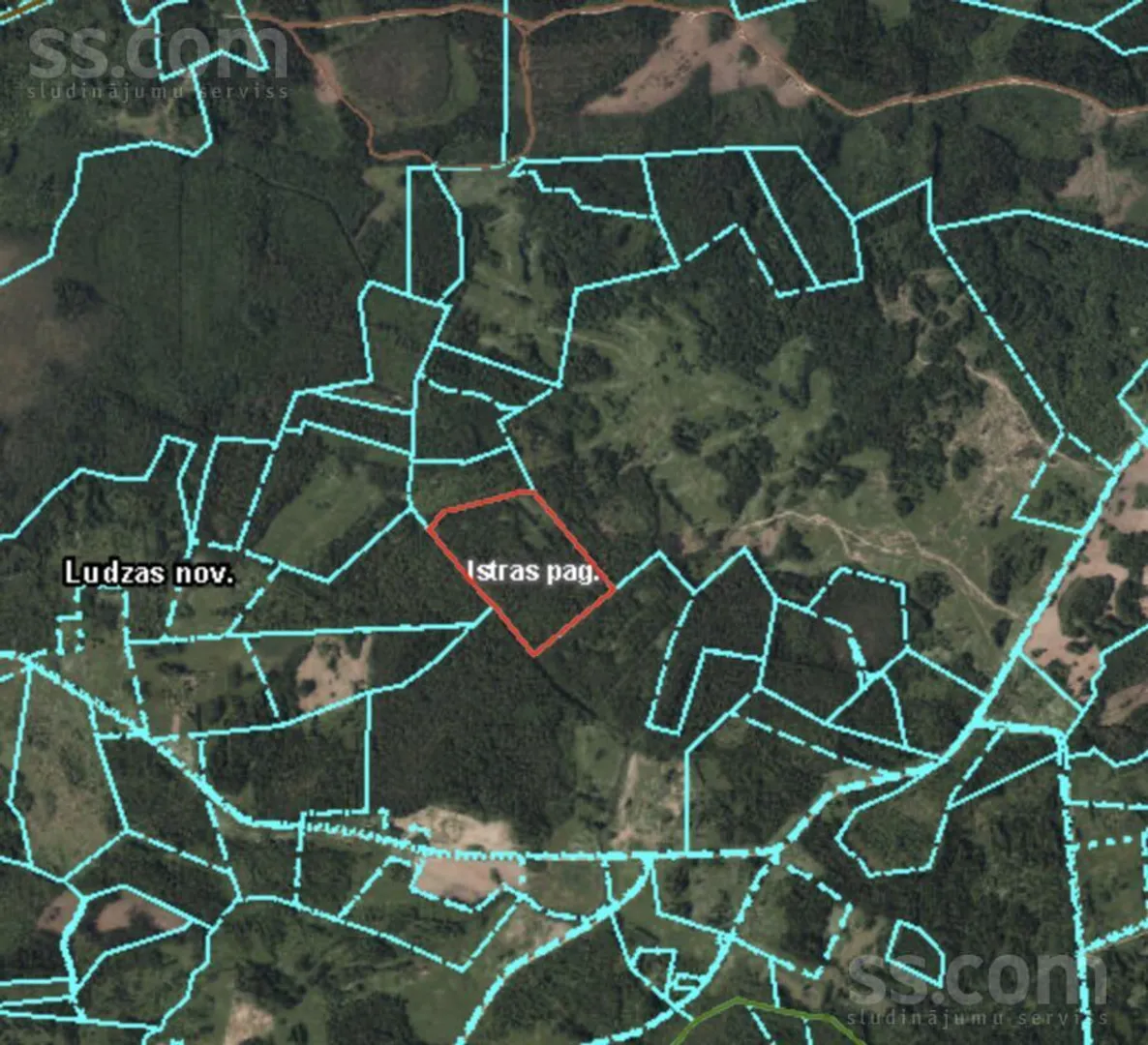 Meža zemes sludinājums - Ludzas novads, Istras pag.Cucuri - 14,00 ha