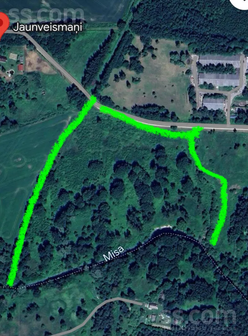 Meža zemes sludinājums - Rīgas rajons, Olaines pag.Veismaņi - 7,00 ha
