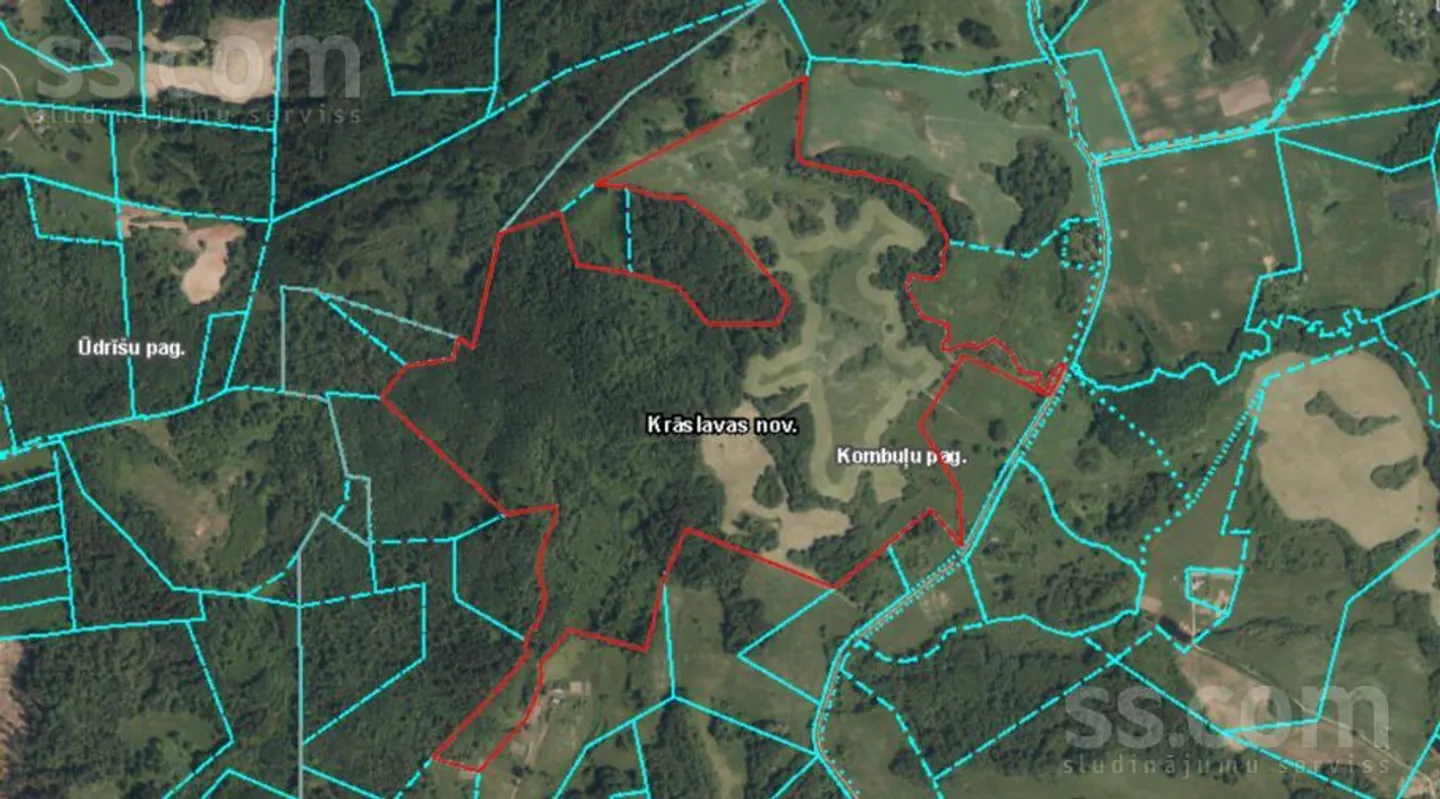 Meža zemes sludinājums - Krāslavas novads, Kombuļu pag. - 49,00 ha